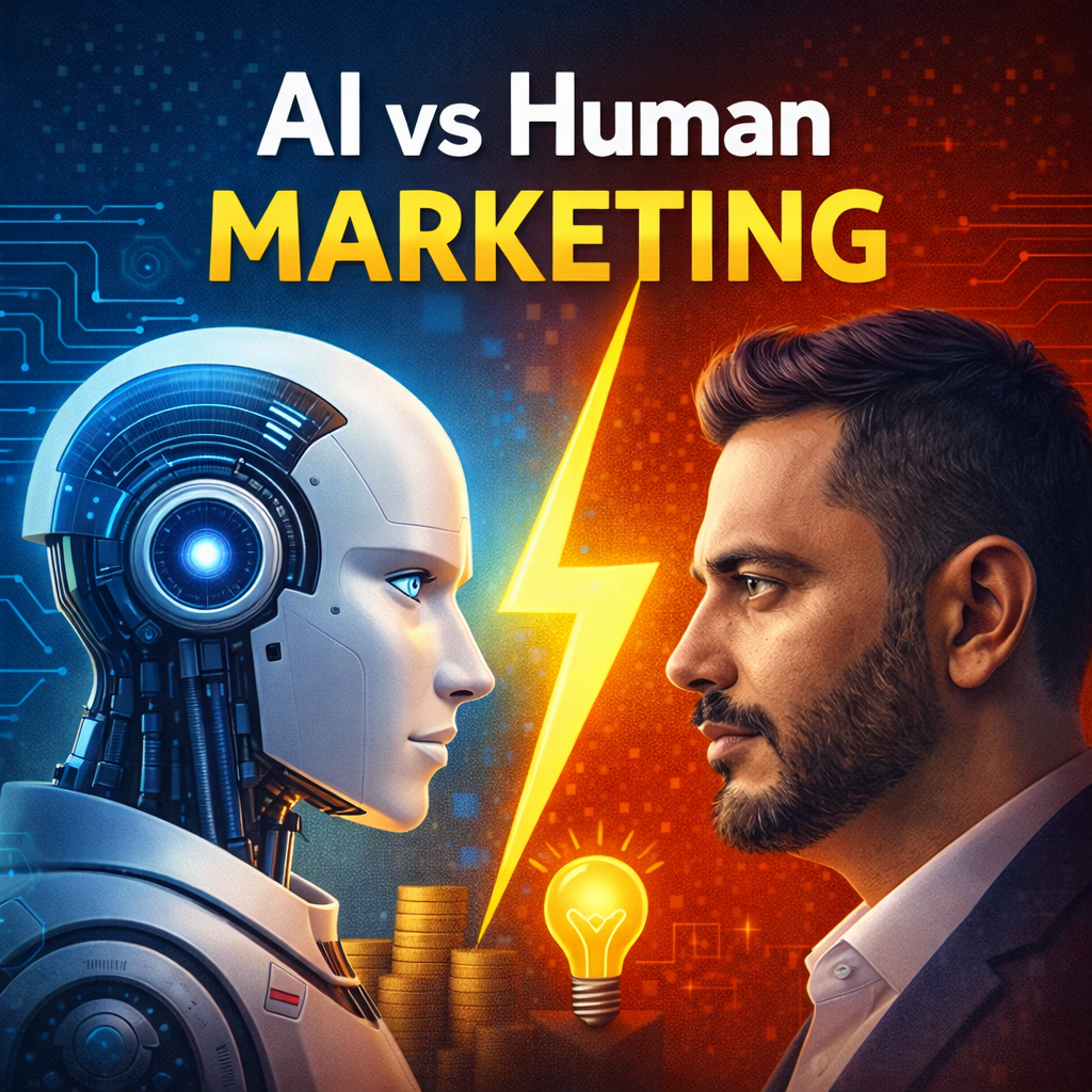 digital marketing AI AND human